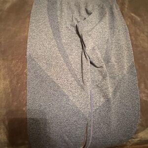 Heather Gray Knit Midi Skirt